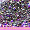 High Quality Wholesale SS6-SS40 Rhinestones Bulk Package for Shoes Crystal AB Flat Back Hot Fix Glass Eco-friendly 1 Bags