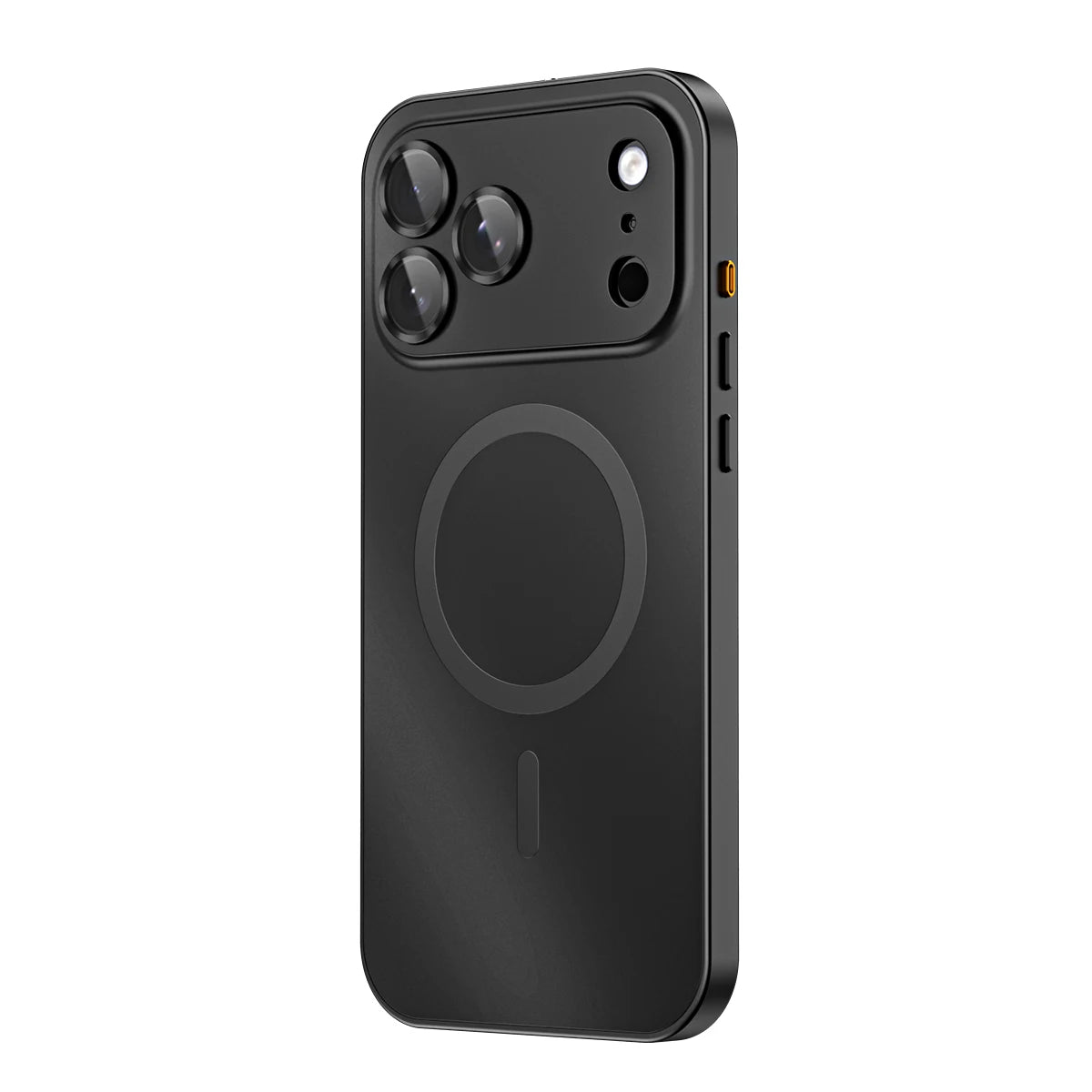 Aluminum Alloy Magnetic Charging Phone Case Shockproof Metal Frame Lens Protection Phone Cover for iPhone 17 16 15 Pro Max