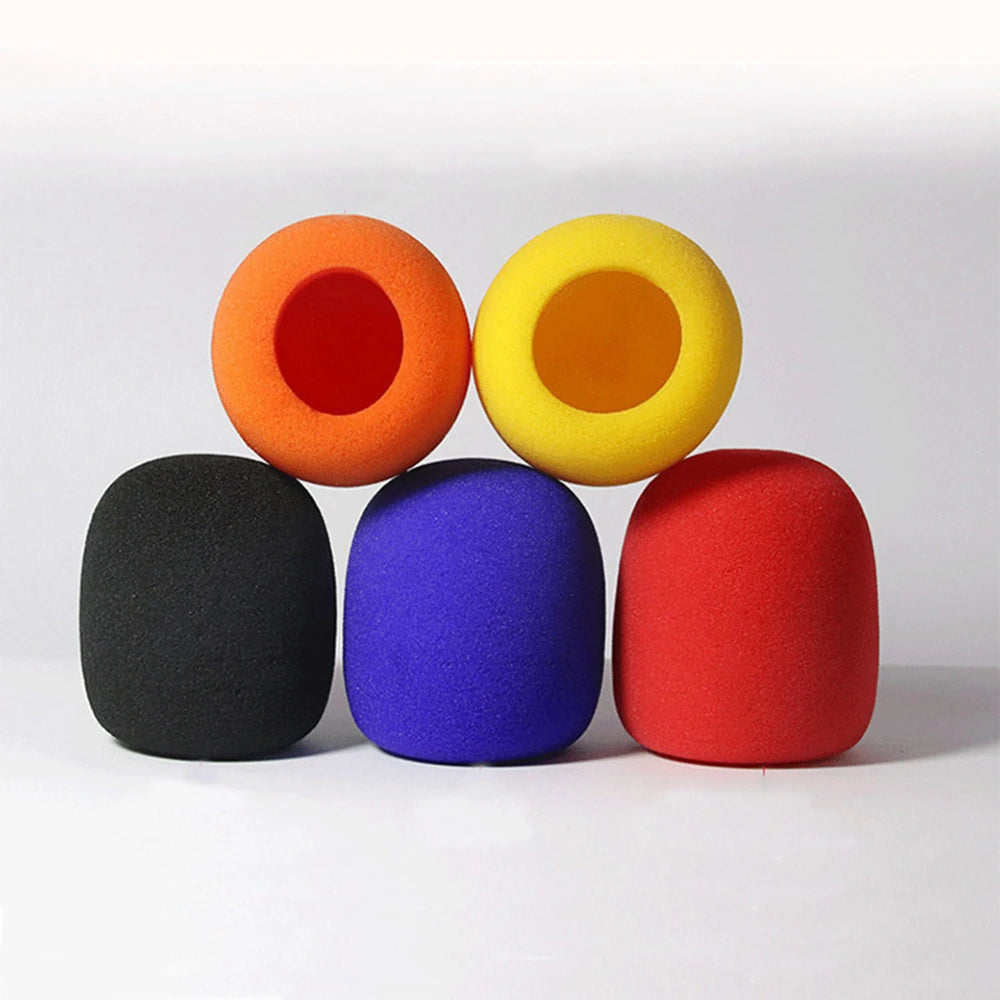 Universal Microphone Windscreens Foam Cover Karaoke Condenser Microphone Pop Filter Wind Protection Sponge Case for bm800 MIC