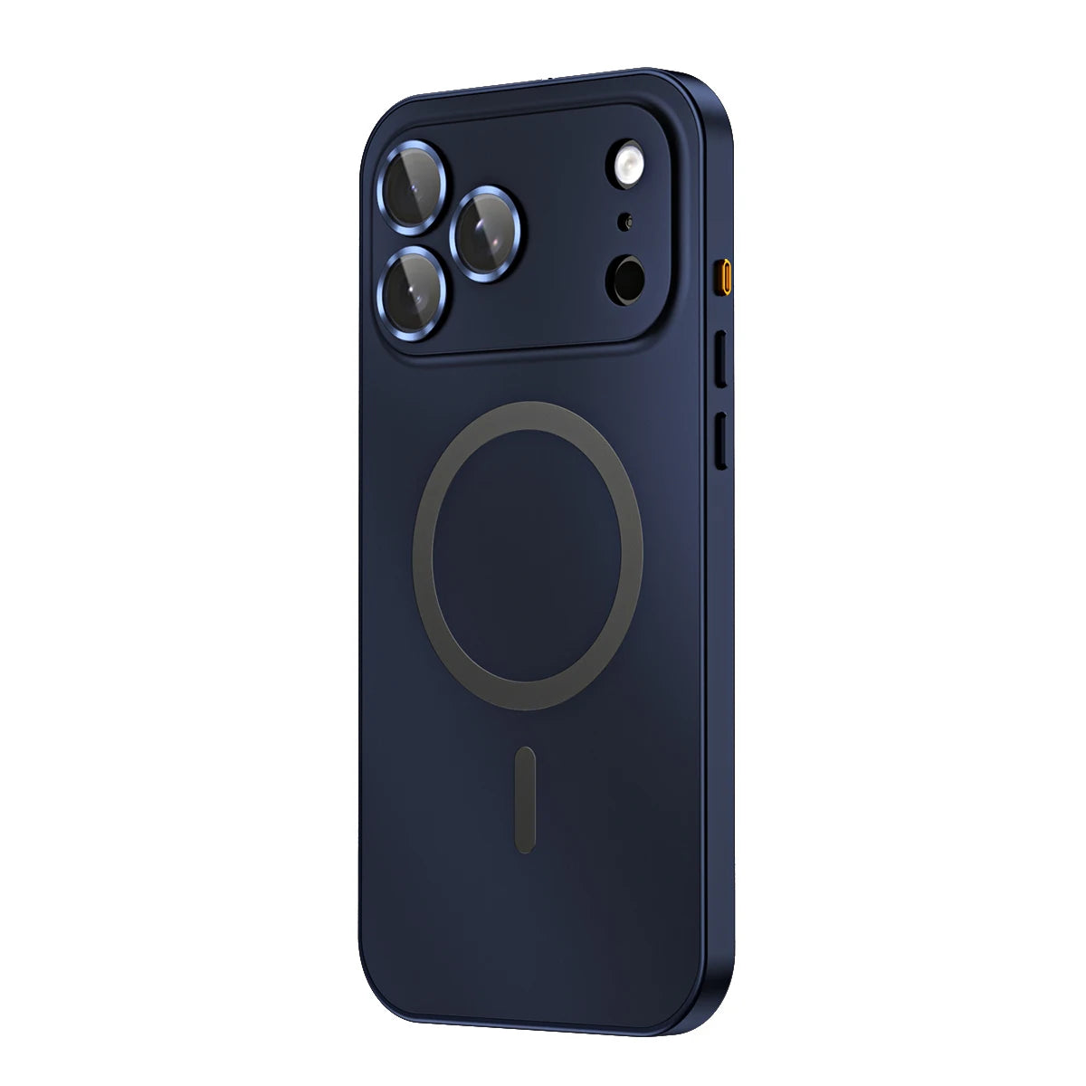 Aluminum Alloy Magnetic Charging Phone Case Shockproof Metal Frame Lens Protection Phone Cover for iPhone 17 16 15 Pro Max