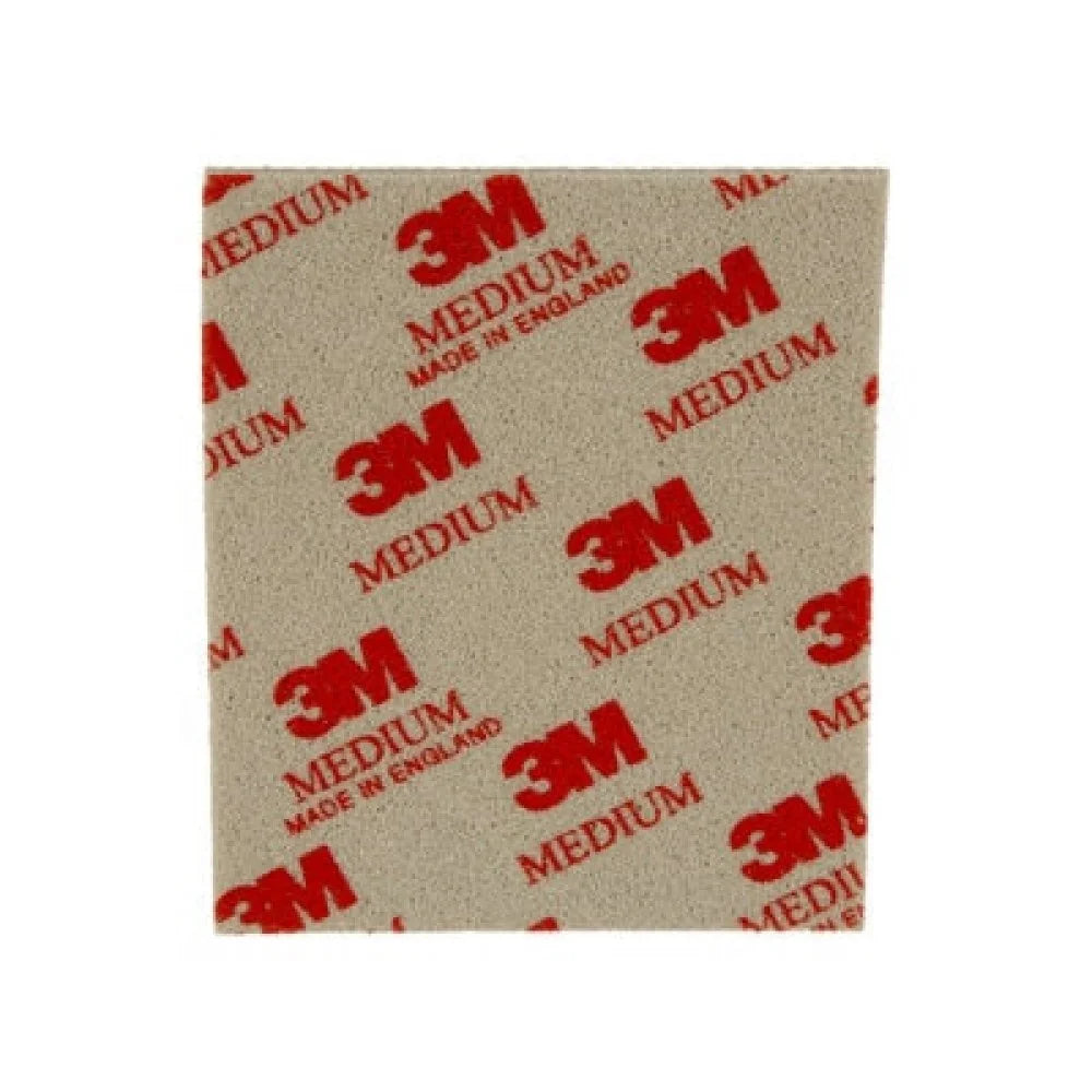 115mm X 140mm X100 Pcs for 02606 Microfine Softback Waterproof Rubber Single Sided Pressure Sensitive Sanding Sponge