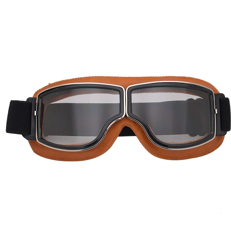 Clear Motorcycle Helmets Glasses Customize Glasses Eyewear UV Riding Goggles Motorcycle