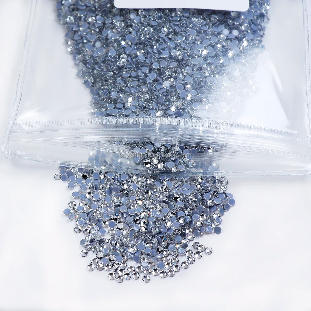 High Quality Wholesale SS6-SS40 Rhinestones Bulk Package for Shoes Crystal AB Flat Back Hot Fix Glass Eco-friendly 1 Bags