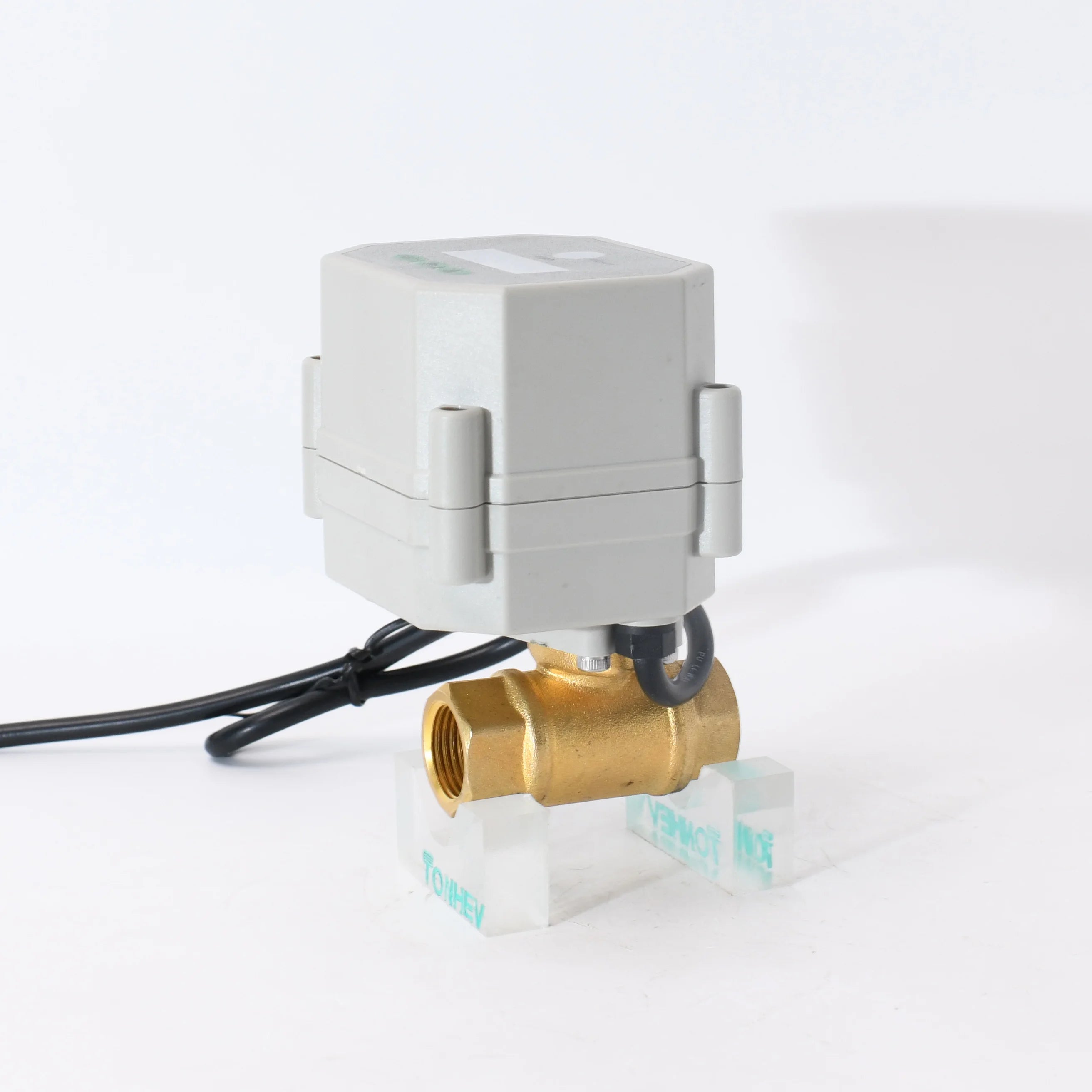 3/8" DN10 Electric Actuator Electric Water Valve Motorized Ball Valve 12v with Feedback Wire