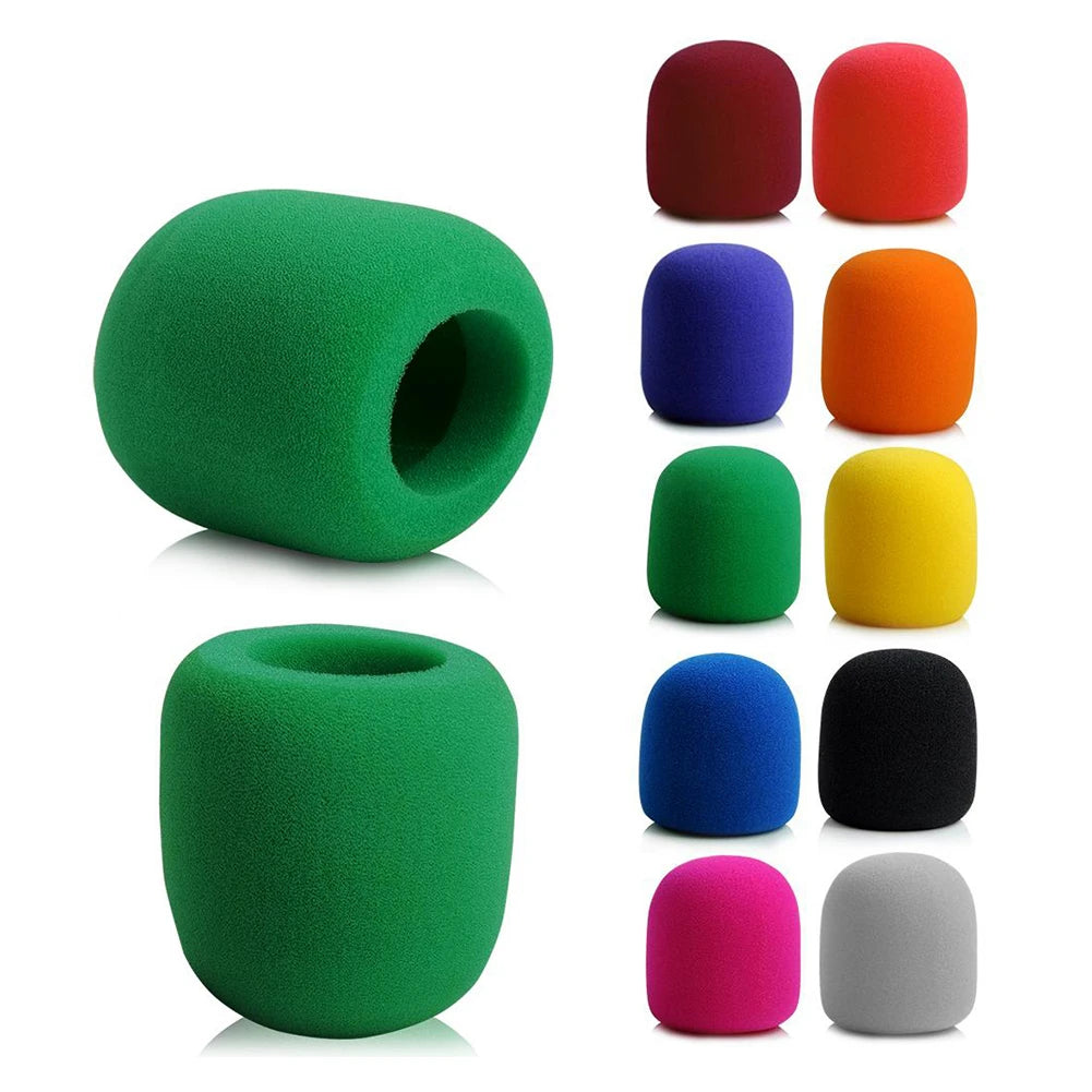 Universal Microphone Windscreens Foam Cover Karaoke Condenser Microphone Pop Filter Wind Protection Sponge Case for bm800 MIC