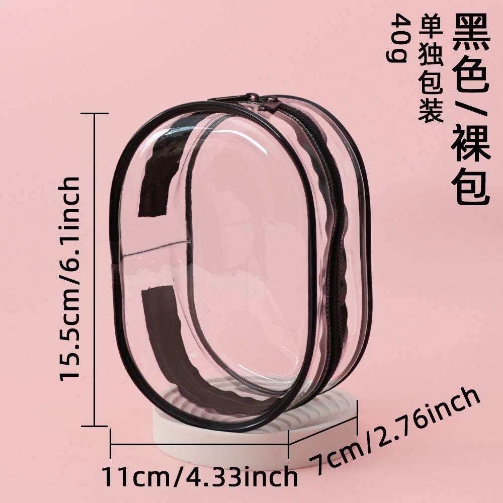 15cm Baby Bag Cotton Doll Pain Bag Trendyy Hand-Made Doll Outing Bag Double Zipper Thickeneded Transparent Baby Walking Bag
