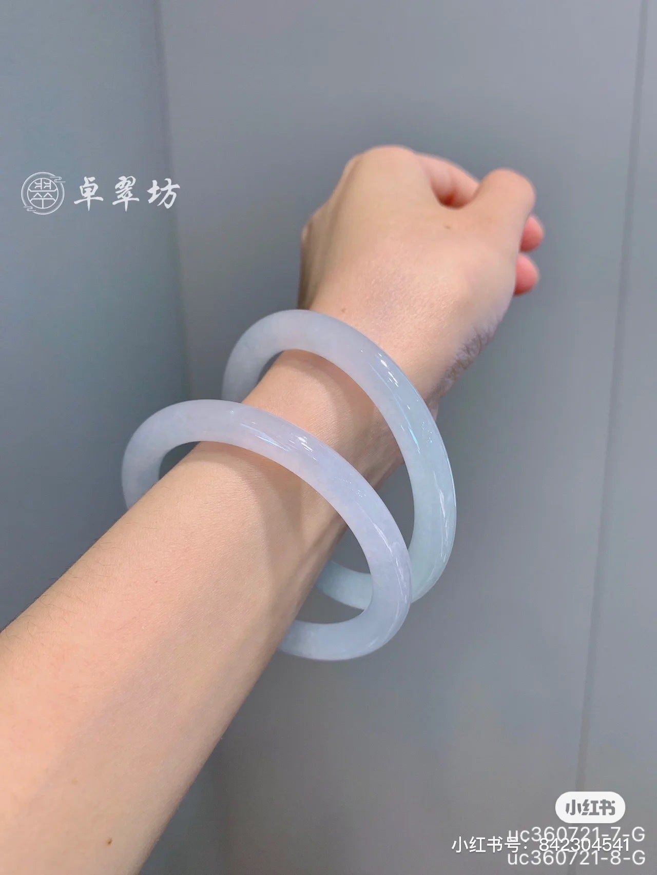 Imitation Chalcedony Bracelet Round Thick Jingle Bracelet New Chinese Style Cheongsam Accessories Guifei Bracelet Guofeng Bracelet Accessories Bracelet