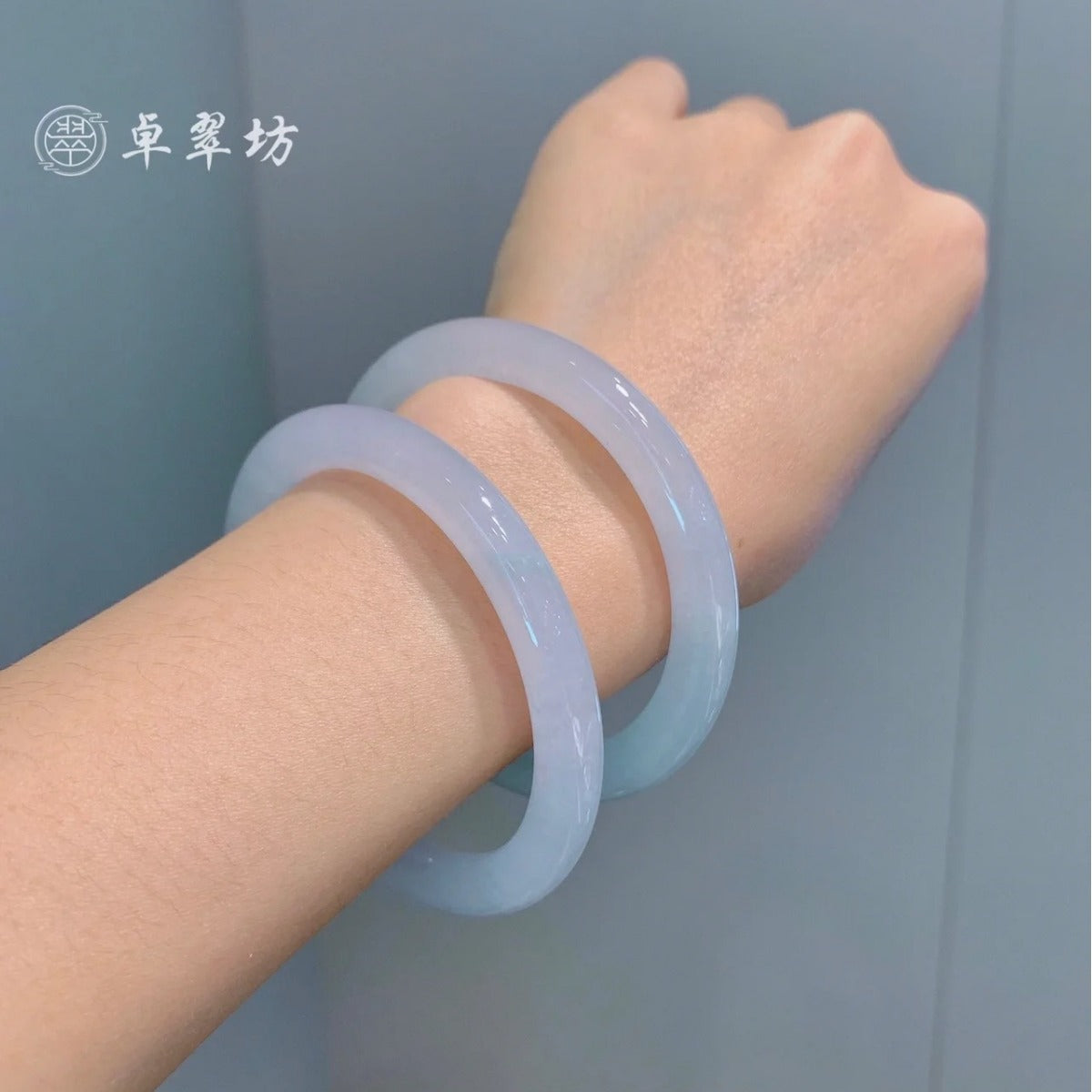 Imitation Chalcedony Bracelet Round Thick Jingle Bracelet New Chinese Style Cheongsam Accessories Guifei Bracelet Guofeng Bracelet Accessories Bracelet