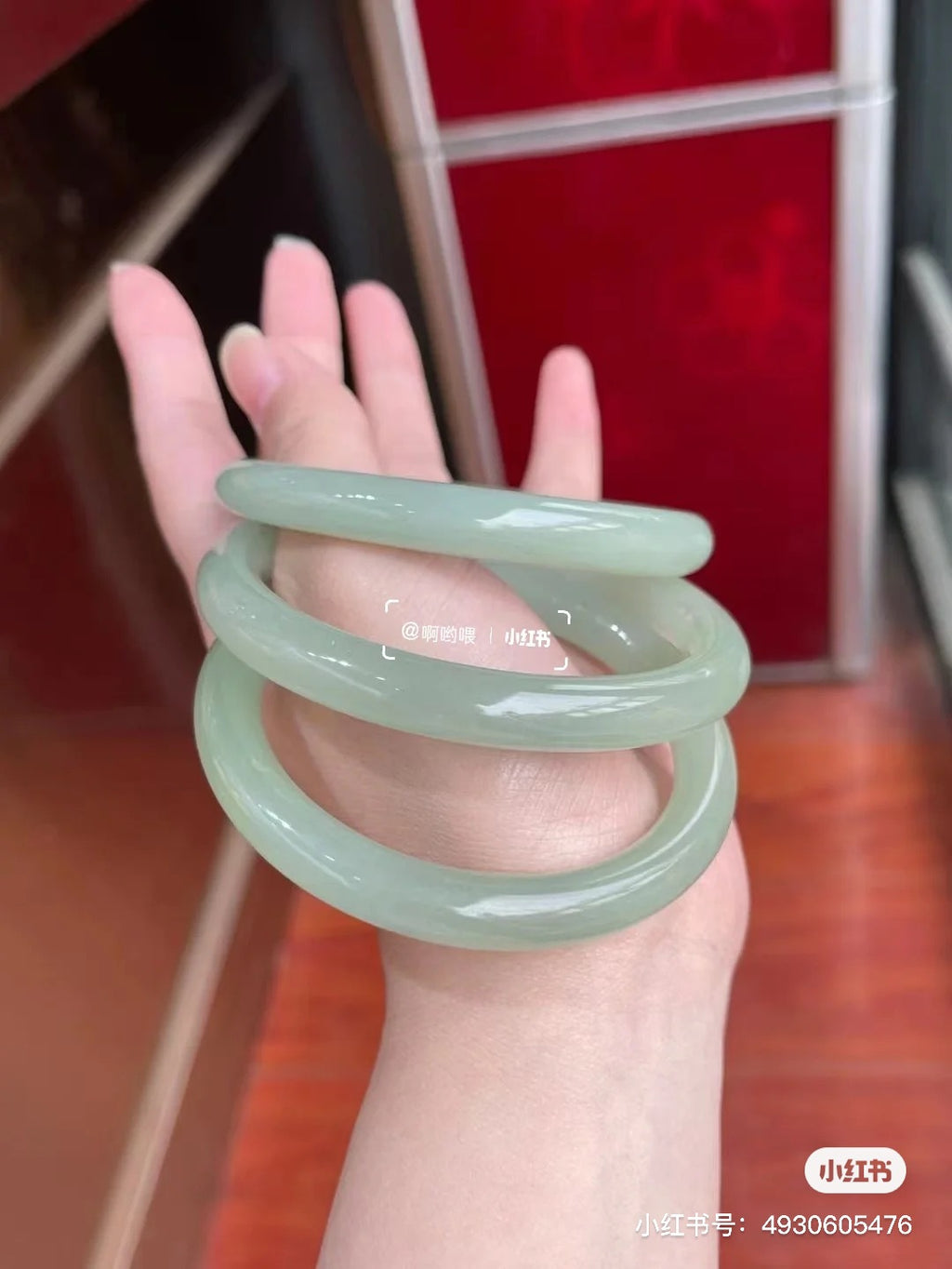 Imitation Chalcedony Bracelet Round Thick Jingle Bracelet New Chinese Style Cheongsam Accessories Guifei Bracelet Guofeng Bracelet Accessories Bracelet