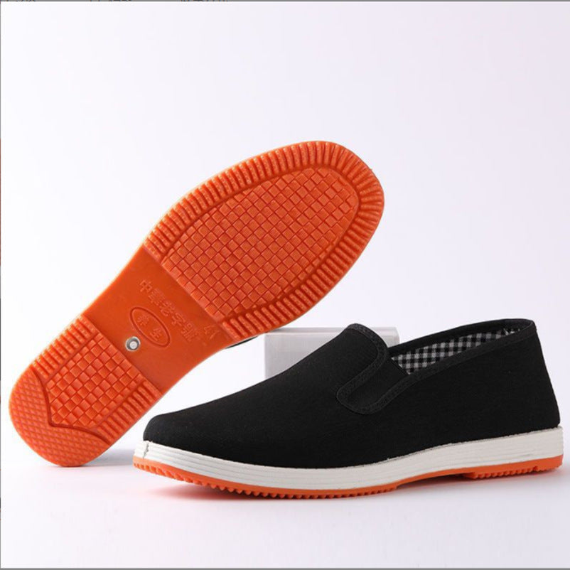 Old Beijing Cloth Shoes Casual Cloth Shoes Driving Exercise Running Comfortable Breathable Soft Sole Wear-resistant Non-slip Black Cloth Shoes