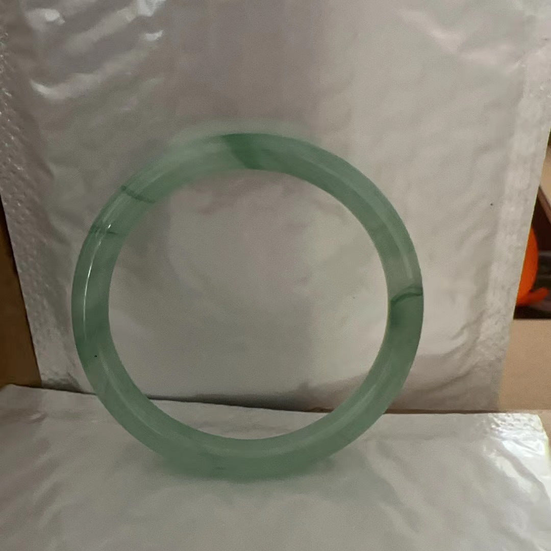 Imitation Chalcedony Bracelet Round Thick Jingle Bracelet New Chinese Style Cheongsam Accessories Guifei Bracelet Guofeng Bracelet Accessories Bracelet
