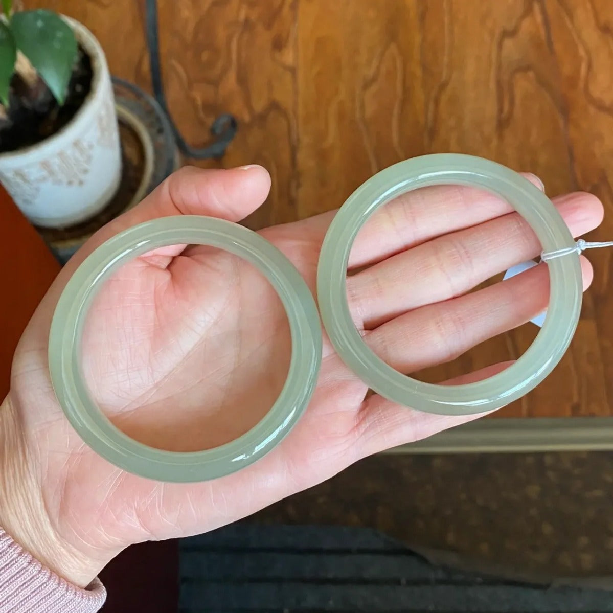Imitation Chalcedony Bracelet Round Thick Jingle Bracelet New Chinese Style Cheongsam Accessories Guifei Bracelet Guofeng Bracelet Accessories Bracelet