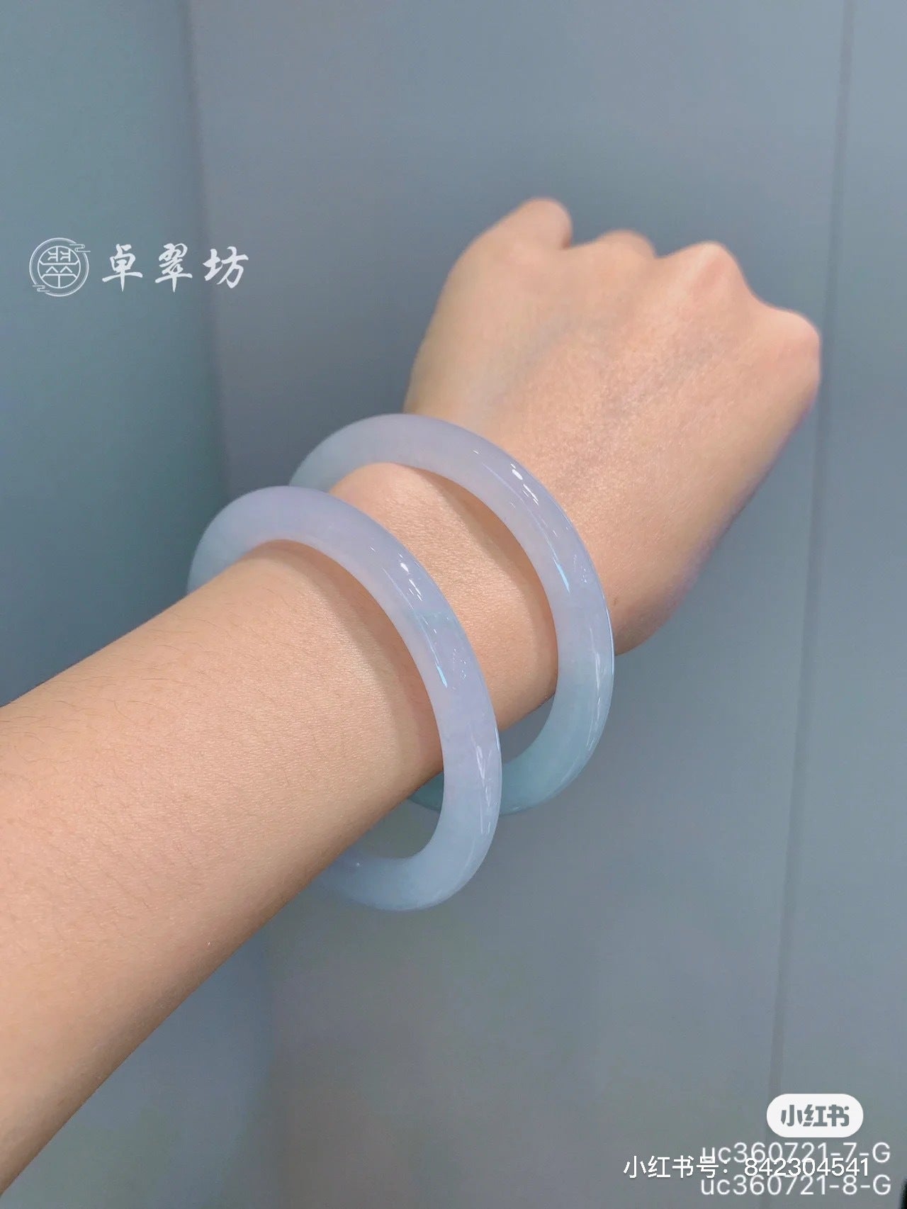 Imitation Chalcedony Bracelet Round Thick Jingle Bracelet New Chinese Style Cheongsam Accessories Guifei Bracelet Guofeng Bracelet Accessories Bracelet