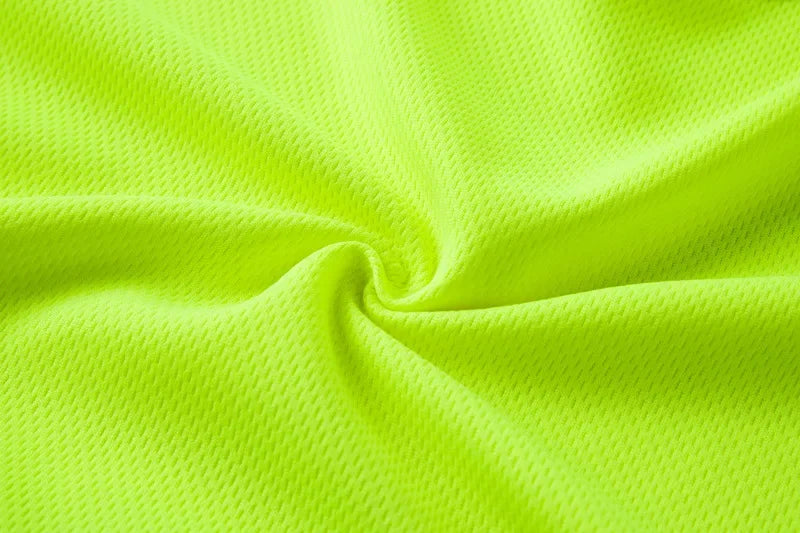 Wholesale Reflective Strip T-Shirt for Men, Long-Sleeved, Round Neck, Cross-Border, Plus Size, Sports Style, Large Size Round Neck T-Shirt