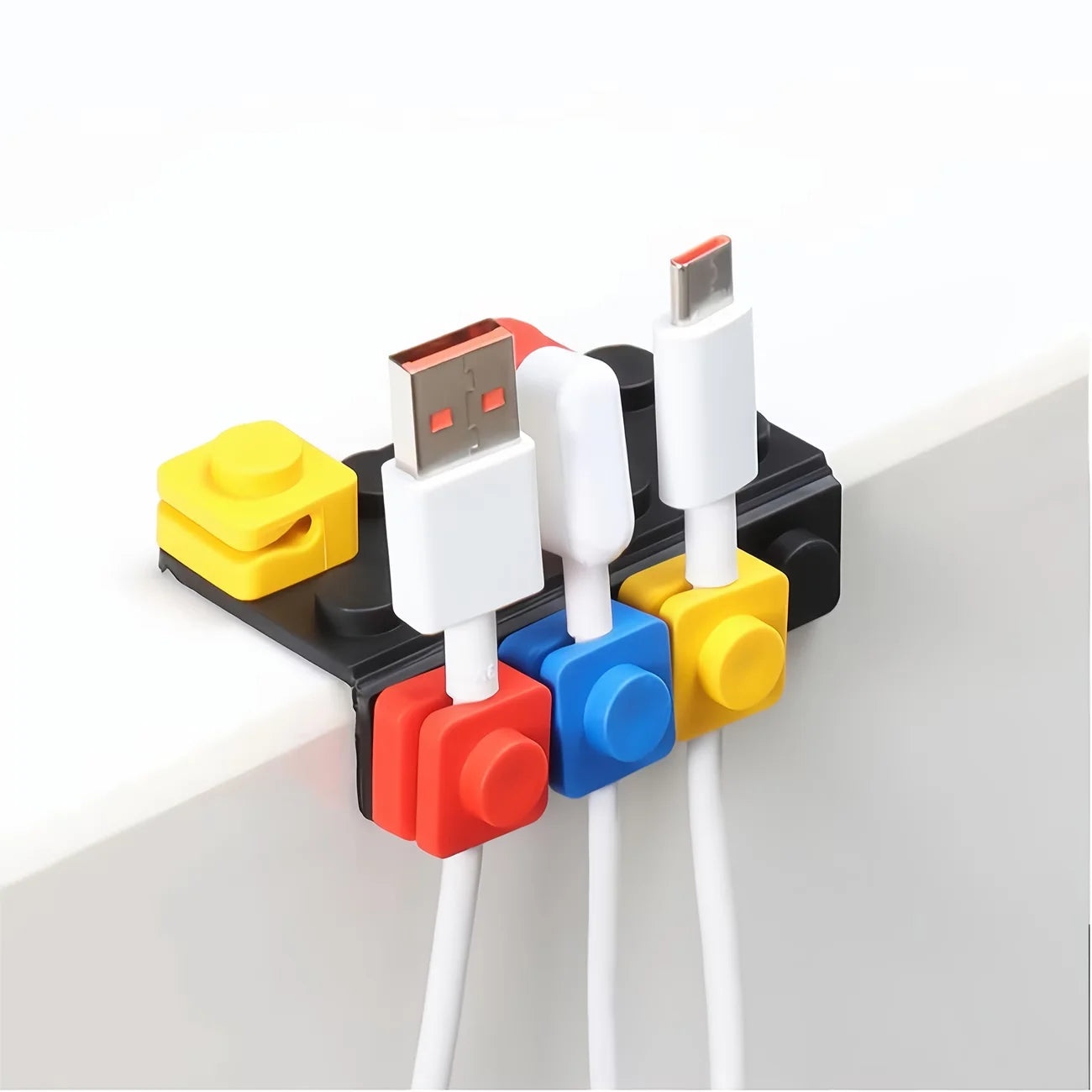 2 sets of modular cable and data cable organization, modular DIY design, suitable for desktop/home use, desktop organization