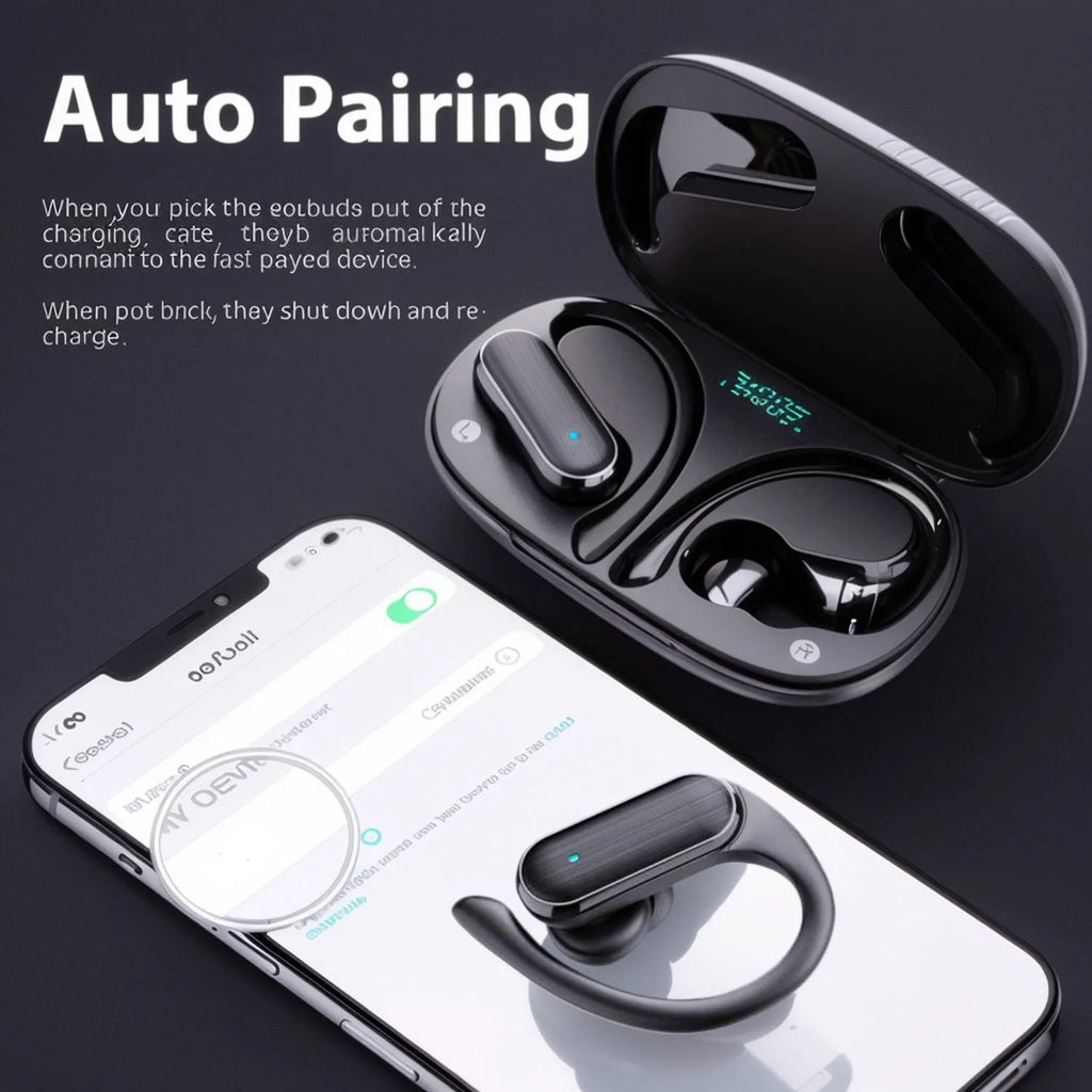 Wireless Bluetooth earphones A520 Headset HD Sound Quality Stereo Headphones Touch Light Mini High Quality Earbuds Anti-Sweat