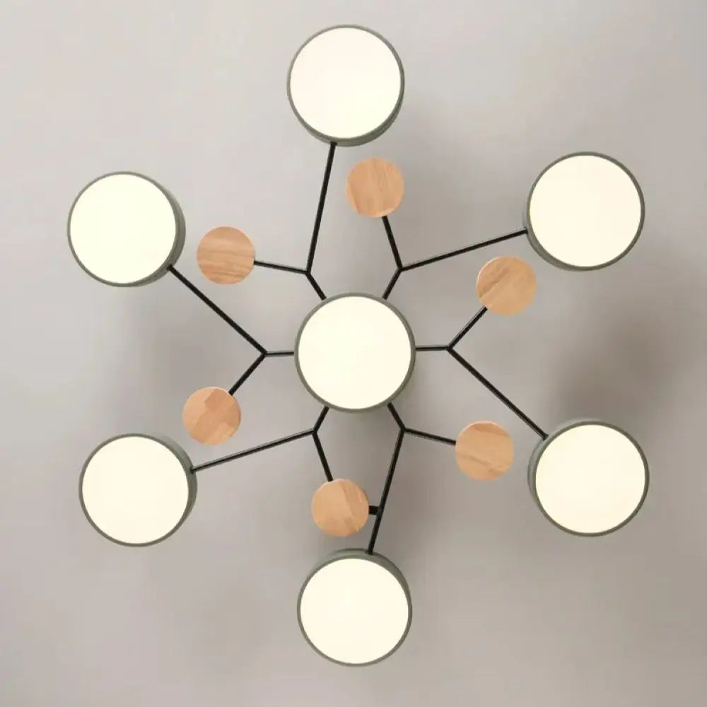 LED Chandelier with 3 Different Colors Suitable for Living Room Bedroom Hotel apartment Study Home Decoration Indoor Lighting