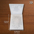 Design embossed folders with floral patterns and 3D plastic templates for DIY scrapbooks, suitable for business card printing, p