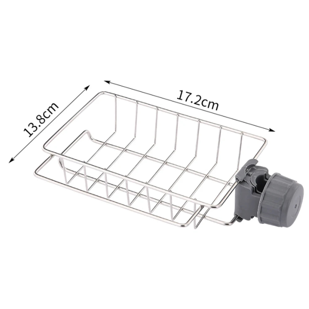 Kitchen Sink Drain Rack Sponge Storage Flexible Faucet Holder Soap Drainer Towel Rack Shelf Organizer Kitchen Accessories