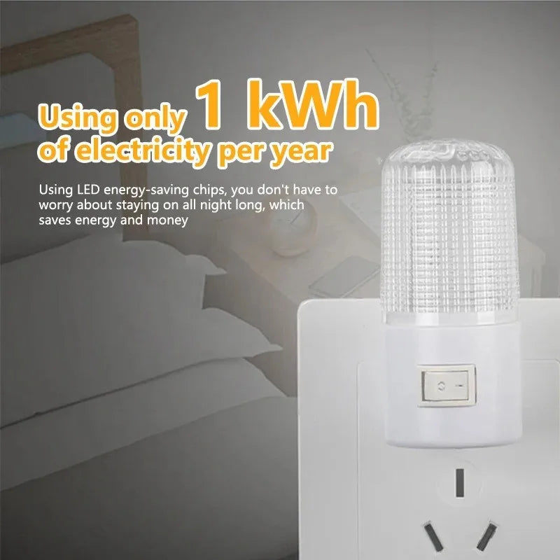 LED Night Light US/EU Plug Energy Saving Room Light Living Room Bedroom Corridor Home Lighting Kid Baby Bedside LED Night Lamp