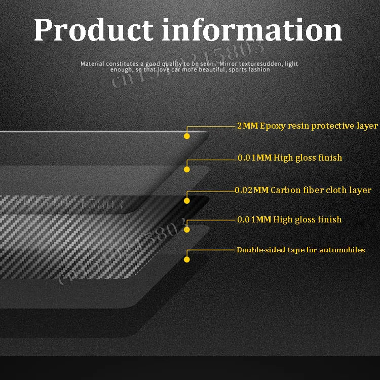 For Skoda Octavia 2015 2016 2017 2018 2019 Carbon Fiber Styling Protective Stickers Film Gear Panel Car Trim Accessories