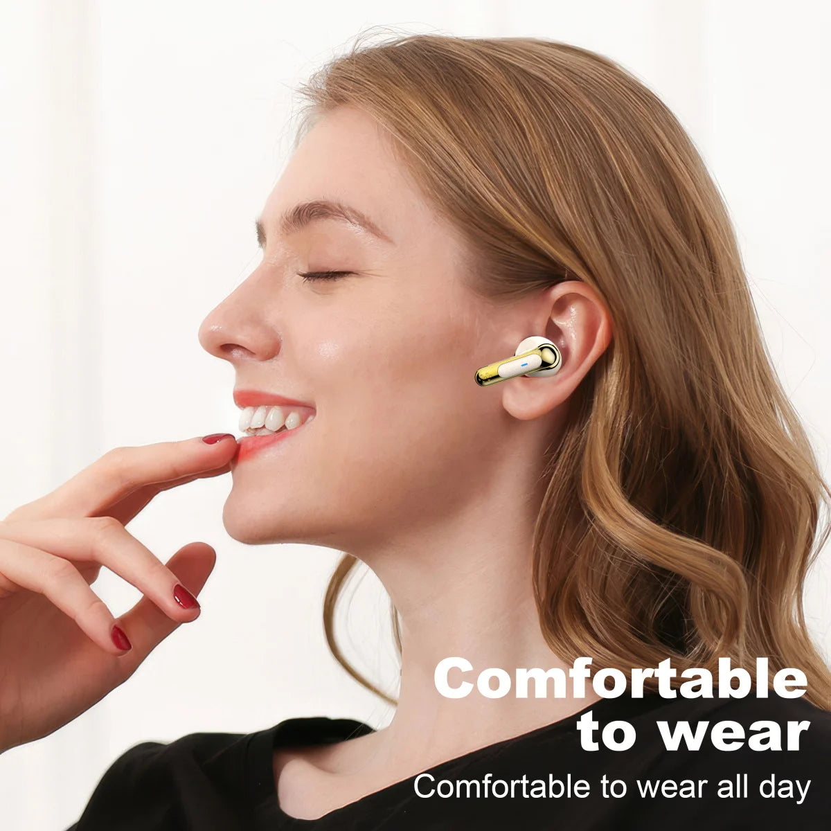 Bluetooth Earphones Intelligent Noise Reduction Wireless Earbuds Bluetooth 5.3 Headphones Tws With Led Display For Android Ios