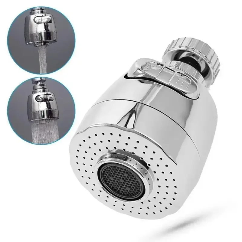 Kitchen Gadgets with 360 Degree Rotation, Faucet Extension Tube, Water Saving Tap, Universal Kitchen Accessories, 2 or 3 Modes