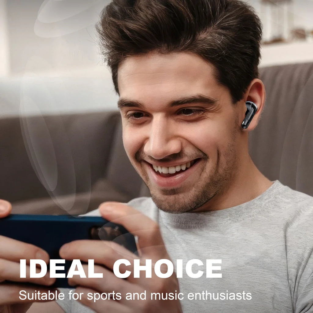 Bluetooth Earphones Intelligent Noise Reduction Wireless Earbuds Bluetooth 5.3 Headphones Tws With Led Display For Android Ios