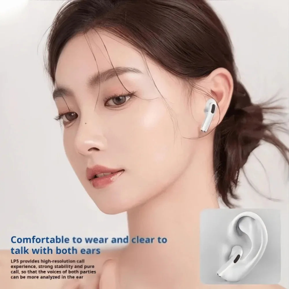 TWS Bluetooth Earphone Stereo Wireless Headphone In-Ear HiFi Earbud HandsFree Headset Mic Noise Reduction Sport Earplugs