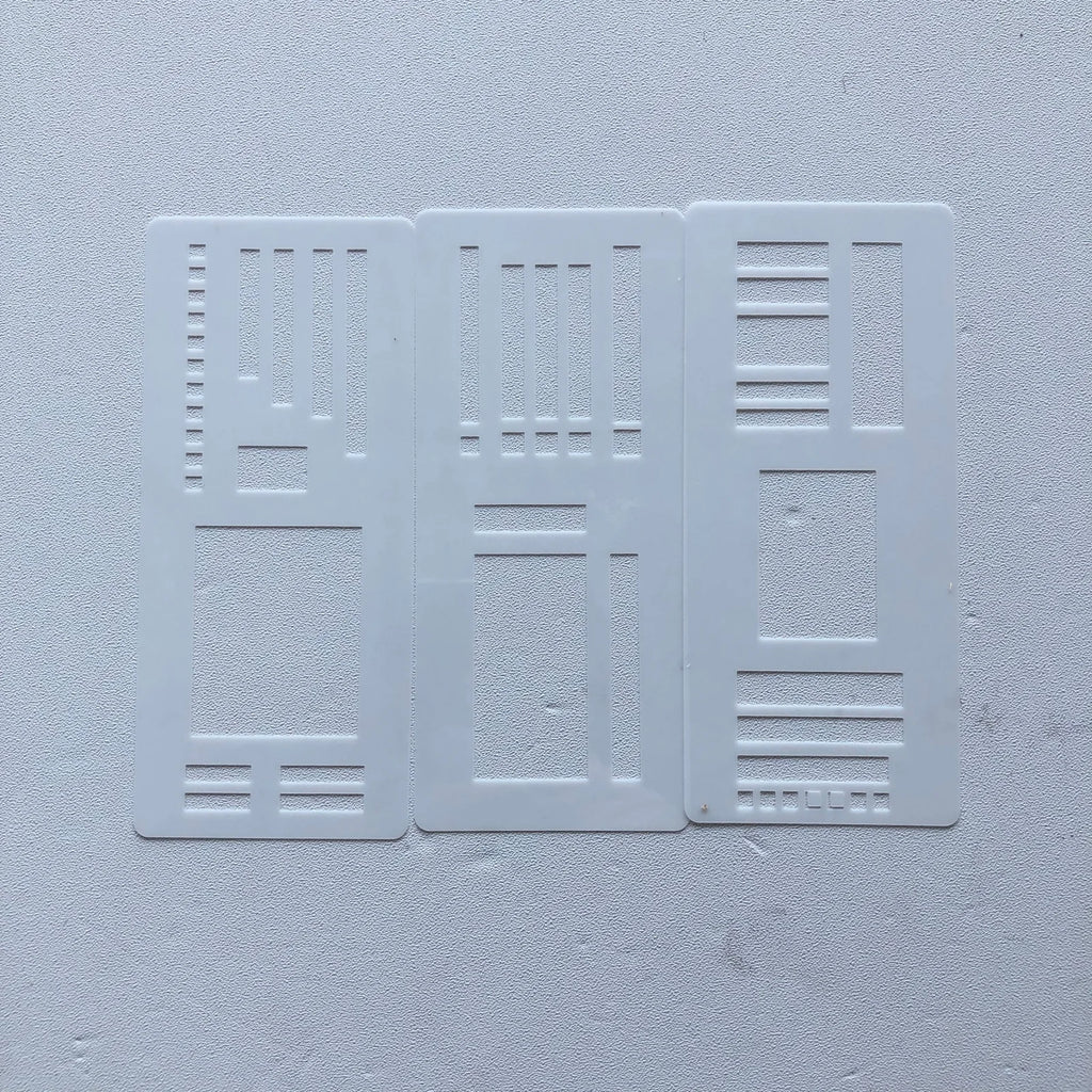 Handmade Flexible Record Template, Reusable Planner Stencils for Journaling, Calendar, Checklists, Scrapbooking