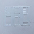 Handmade Flexible Record Template, Reusable Planner Stencils for Journaling, Calendar, Checklists, Scrapbooking