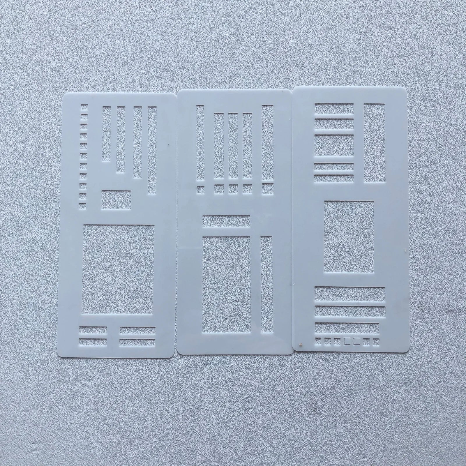 Handmade Flexible Record Template, Reusable Planner Stencils for Journaling, Calendar, Checklists, Scrapbooking